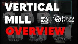 Haas VF-Series vertical mills overview