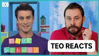 Teo Gebert reacts to one of his first Play School episodes | Play School | ABC iview