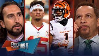 Mahomes responds to Chase’s bold AFC statement, Chiefs vs Bengals preview | NFL | FIRST THINGS FIRST