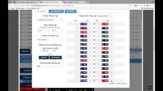 MLB Fantasy Cruncher Tutorial