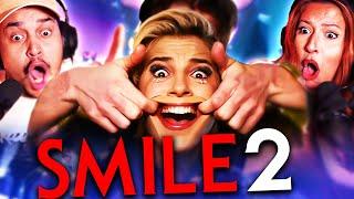 SMILE 2 (2024) MOVIE REACTION - WE DON'T KNOW WHAT IS REAL ANYMORE! - FIRST TIME WATCHING - REVIEW