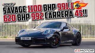 1100 BHP PORSCHE 991.1! + 620 BHP CARRERA 4S! #porsche #esmotoruk #carrera4s