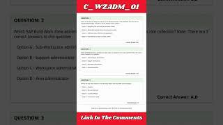 (C_WZADM_01) SAP Certified Application Associate - SAP Build Work Zone - Implementation