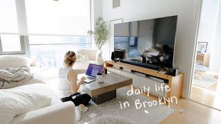 Daily life with my fiancé, Brooklyn apartment living, morning routine, enjoying the long weekend ️