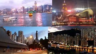 Schöne Hongkonger Landschaft bei Nacht || REVIEW HONGKONG