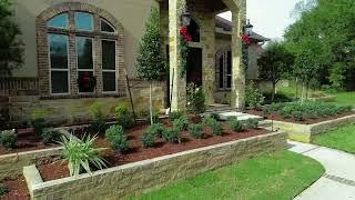 Landscape Design + Build - Before & After - The Woodlands, TX - Envy Exteriors - Landscape Architect