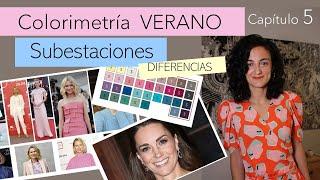 5|COLORIMETRÍA VERANO | SUBESTACIÓNES: VERANO FRÍO, CLARO O SUAVE | PALETAS DE COLOR | JOANA PATIKAS