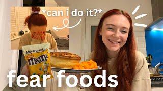 Eating My Old FEAR FOODS for 24 HOURS *Emotional*