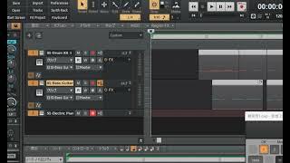 Cakewalk初打ち込み・ドラムベース