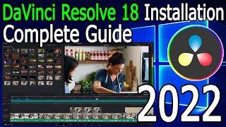 How to Install DaVinci Resolve 18 for windows 10/11 [ 2023 Update ] Complete Step-by-Step Guide