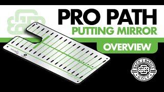 Pro Path Putting Alignment Mirror and Golf Training Aid | Back 2 Basics Golf