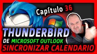 36. Curso Mozilla Thunderbird ⭐ Sincronizar CALENDARIO de OUTLOOK Microsoft - 2024