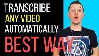 Best Transcription Software: How To Transcribe A Video To Text Automatically In 2 Minutes