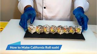 How to Make California Roll Sushi with Sushi Man Santosh