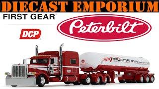 1:64 Scale DCP by First Gear Peterbilt 389 w/ 70" Mid-Roof Sleeper & Mississippi LPG Tank Trailer