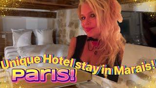 My unique hotel stay in Paris France! Les Patios du Marais!