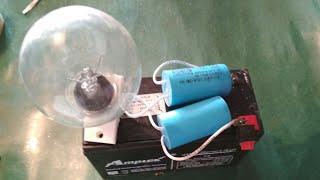 Easy to make a  inverter using fan Capacitor without any circuit At home