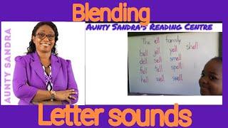 Blending Letter Sounds to make words | The ell family | 4 year old Blending Letter Sounds | Phonics