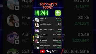 Top Meme Coin Gains Today! #crypto #shiba  #digitalcurrency