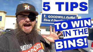 Goodwill Bins (Outlet) 5 Tips to Win for Beginners