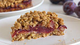 Plum Crumble Cake Recipe