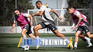 Last training session before the Stuttgart game! | Real Madrid City