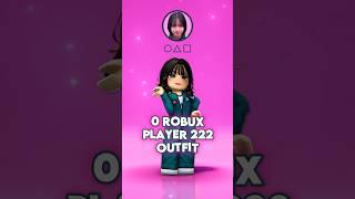 0 ROBUX OUTFIT IDEA - SQUID GAME #roblox #lanah #robloxshorts