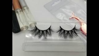 DM01 20MM 3D mink eyelash wholesale and luxury lashesfactory gaolashes