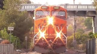 Railfanning Carlsbad Village (November 11, 2022) First time meeting @BNSF SoCal Productions