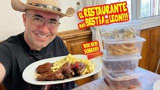 Comiendo en EL RESTAURANTE más BESTIA y RECOMENDADO de LEÓN!!! - volví con TUPPERS a casa