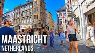 Maastricht The Historic City Centre -  Netherlands [4K HDR] Walking Tour