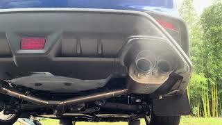 Cobb Titanium Cat-back exhaust cold start 24 VB WRX