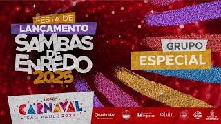 FESTA DE LANÇAMENTO DOS SAMBAS DE ENREDO - 2025 | ESPECIAL