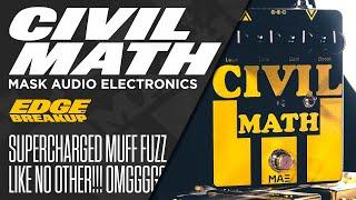 Civil Math // Mask Audio Electronics // Guitar Pedal Demo // Feat. Kauer Guitars Gripen