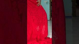 Kashmiri work saree with red stone  5500/- 7415584278 me order kare