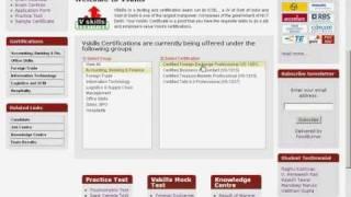 Steps to register for Vskills Government Certification Exam.avi