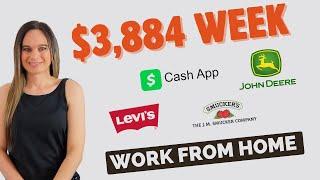 HIGH PAYING (Huge Companies) Remote Work From Home Jobs | $1,365 - $3,884 WEEK | USA Only