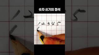 숫자 쓰기의 정석
