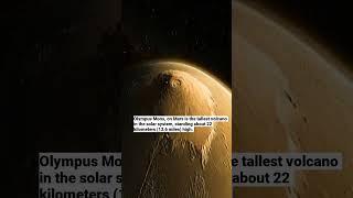 tallest volcano in solar system #grade001 #short #space #educationalvideo