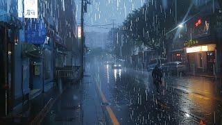 Heavy Rain Walk Canceling All the Noise in Your Mind. Relaxing Sound for Sleep Study Meditation.