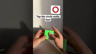 Tap the circle incredibly fast #cubing #rubikscube #trending #viral