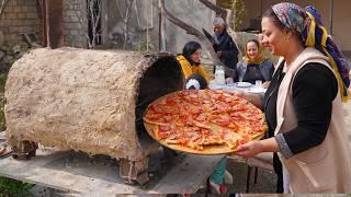 10X Time-lapse Speed ​​Film - Real Rural Life of an Azerbaijani Family