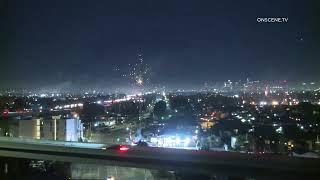 South LA DODGERS Fireworks