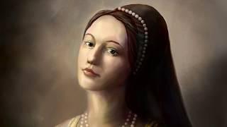 Anne Boleyn Portrait Painting Steps