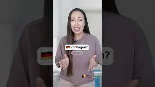 TRAGEN BEITRAGEN AUSTRAGEN EINTRAGEN VERTRAGEN (Deutsch lernen | A1 A2 B1 B2 C1 C2) #shorts