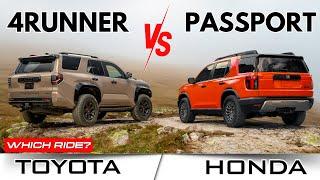 Can the Honda Passport Compete? All-New 2026 Passport vs 2025 Toyota 4Runner