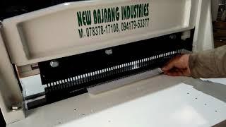 Heavy duty spiral binding machine by New Bajrang Industries M:- 7837817108