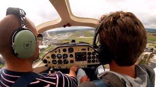 "Vlaai-in" arrival at Maastricht Aachen Airport (EHBK) | Tecnam Sierra P2002-JF