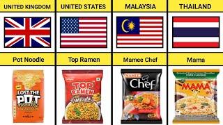 Noodles Form Different Countries | pure data comparison ||