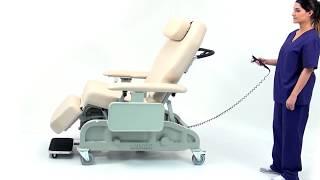 Lumex FR588W Electric Bariatric Recliner demonstration video